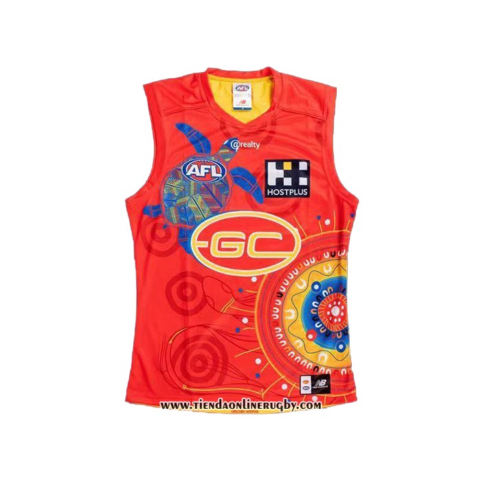 Camiseta Gold Coast Suns AFL 2021 Indigena